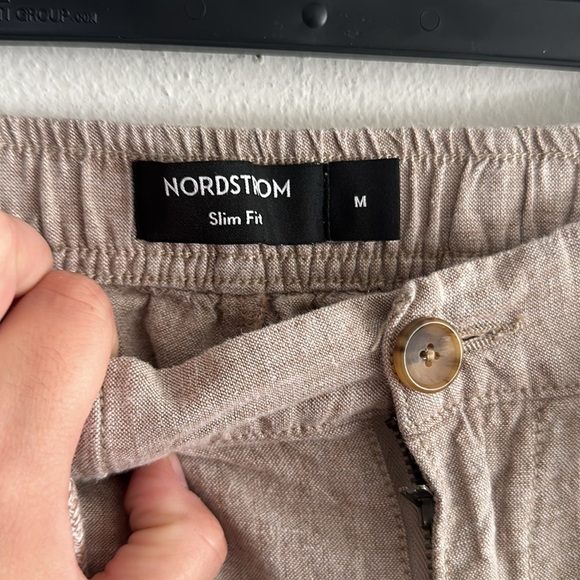 Nordstrom linen cotton pants size medium - Picture 3 of 5